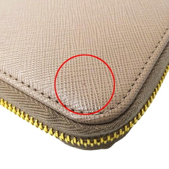 PRADA Beige Saffiano Wallet - Picture 10 of 12